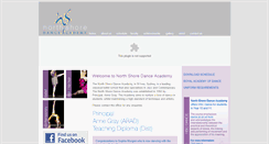 Desktop Screenshot of northshoredanceacademy.com.au