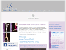 Tablet Screenshot of northshoredanceacademy.com.au